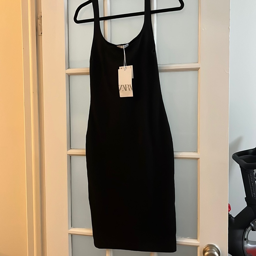 NWT Zara Black Bodycon